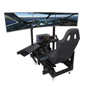 aluminio Simulador de cabina de carreras asiento coche conducción simulador de carreras juego de cabina simulador de carreras - Product Image 2