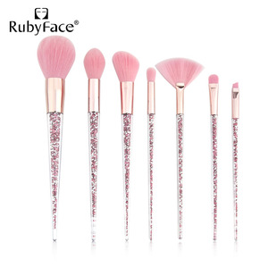 <strong>7</strong> <strong>Pcs</strong> Rubyface Diamond Makeup <strong>Brushes</strong> Set Crystal 2020 in Stock Factory Supply - Product Image 1
