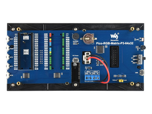 RGB Full-Color Multi-Funzioni di Orologio Digitale Per Raspberry Pi Pico, 64x32 RGB Matrix, Accurate RTC. Pico-RGB-Matrix-P3-64x32
