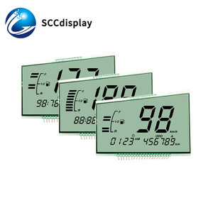 Benutzer definiertes monochromes HTN 7-Segment-LCD-Anzeigemodul für Elektromotor räder mit Segment-LCD-Display