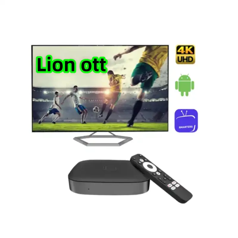लायन ओटीटी प्रदाता एम3यू मैग एसटीबी टीवी बॉक्स स्मार्ट टीवी बॉक्स एंड्रॉइड आईपीटीवी 4के बॉक्स फायर एंड्रॉइड 10 फायर टीवी स्टिक को सपोर्ट करते हैं