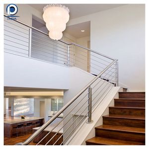 Prima Steel Railing Design Photos With Stainless Steel Solid and <strong>Hollow</strong> Rod bar New Design Tube Railing Handrail Rod Bar Railing