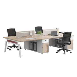 <strong>Simple</strong> Modern Office <strong>Desk</strong> with Financial <strong>Computer</strong> Chair Double Four Six-Person Combinations for Offices - Product Image 6