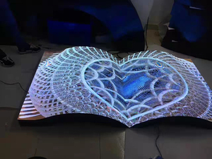 Schermo a led flessibile a colori con modulo morbido a colori P1.25 P0.9 P1.6 P1.875 P2 display a LED immersivo curvo - Product Image 3