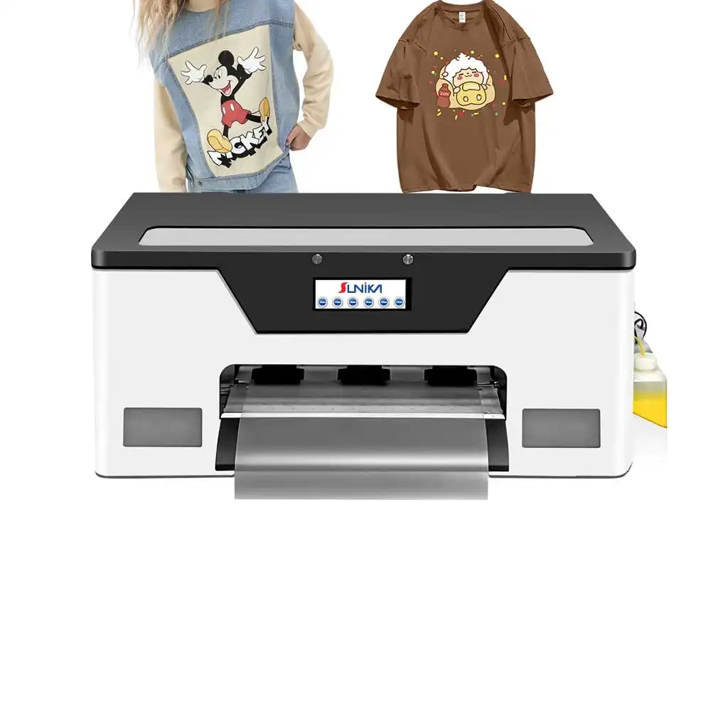 Sunika 1080 máquina de impresión oscura DPI automática multifuncional nueva impresora DTF camiseta A3 A4 A5 cabezal de impresión Epson Original