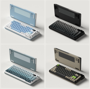 FL ESPORTS CMK75 Teclado mecánico de 82 teclas Intercambio en caliente RGB 2,4G Teclado inalámbrico con cable Bluetooth para computadora - Product Image 5