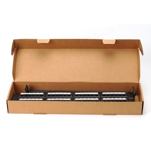2U 48-Port 19 Inch <strong>Patch</strong> <strong>Panel</strong> <strong>with</strong> Back Bar Steel Network Distribution Box UTP Cat6 <strong>Patch</strong> Cables Cabinet - Product Image 6