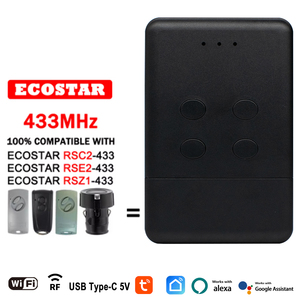 ECOSTAR RSE2 RSC2 RSZ1 Tuya Smart Garage Door Remote <strong>Control</strong> 433MHz Remote <strong>Control</strong> RF &amp; Wifi APP Controller 2025 New Products