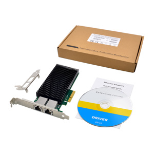Dual-RJ45 scheda di rete Server 10G PCIe X4 X540 convergente NIC per Server Intel AI adattatore di rete cablato 10GbE disponibile - Product Image 6