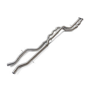 Exhaust for BMW M3 M4 F80 F82 F83 S55 3.0T 2014-2019 Ss304 Exhaust System Equal Length Mid Pipe With <strong>Resonator</strong> Direct Factory - Product Image 1