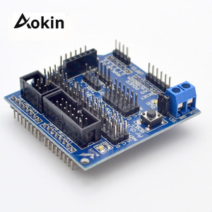 <strong>Sensor</strong> Shield V5.0 <strong>sensor</strong> expansion board <strong>for</strong> UNO MEGA R3 V5 <strong>for</strong> <strong>Arduino</strong> electronic building blocks of robot parts