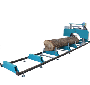 Değirmen taşınabilir bant kereste fabrikası günlük testereler yatay dairesel ahşap kesme testeresi makinesi - Product Image 5