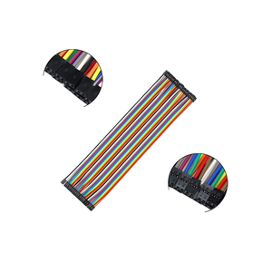 Dupont 2.54MM passo 1P connettore maschio femmina ponticello cavo 2/3/4/5/6 Pin Dupont per Arduino 22/24 AWG Automobile elettronica - Product Image 1