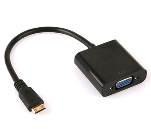 Mini Micro <strong>HDMI</strong> <strong>to</strong> VGA Adapter Converter Mini <strong>HDMI</strong> Conversion Cable 1080P Micro <strong>HDMI</strong> Male <strong>to</strong> VGA Female for PC <strong>Computer</strong> Laptop