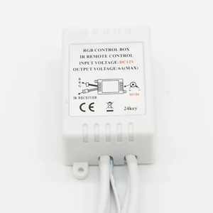 Prezzo di fabbrica 24 tasti RGB Led Controller DC5-24V 6ALed Dimming Controller Dual connettori uscita IR telecomando