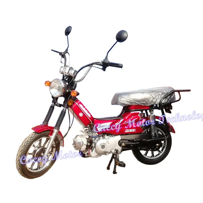 Pedal sepeda saku kecil Moto Cub Cina 49cc 50cc 49cc mesin listrik 4 tak pemindahan 110cc rantai 70cc