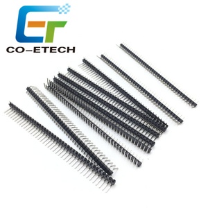 1 × 40 Pin Single Row Pin Header 2.54ミリメートルRight Angle 90度 - Product Image 2
