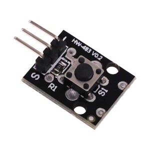 Arduino Diy için KY-004 3pin düğme anahtarı değiştirme sensörü modülü başlangıç kiti 6*6*5mm 6x6x5mm KY004