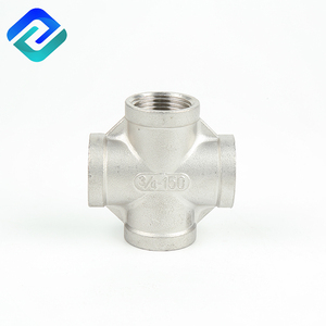 中国工厂价格精密铸造不锈钢四通螺纹连接 - Product Image 4