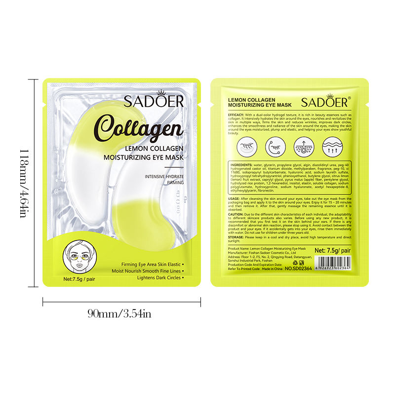 Masque pour les yeux au citron 02364