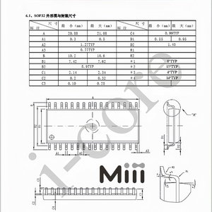 ชิป IC จอ LED AIP1623ชิ้นส่วนอิเล็กทรอนิกส์ของแท้ - Product Image 3