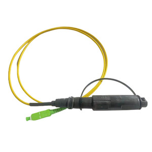 Soluciones de red de telecomunicaciones High Flex SC APC a SC APC simplex Cable de conexión de fibra con conector protector para estación base 5g