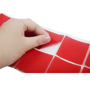 Gancho de Velcro adhesivo gancho y bucle puntos Magic Sticky Back Glue cuadrado colorido adhesivo gancho y bucle puntos - Product Image 5