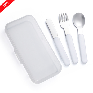 Baby Sublimation Printing <strong>Silverware</strong> with case Children Kids Cutlery Set - Product Image 1