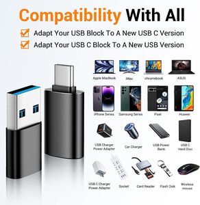 <strong>USB</strong> <strong>to</strong> <strong>to</strong> C <strong>USB</strong> C Adapter Type C Female <strong>to</strong> a Male Charger Converter - Product Image 5