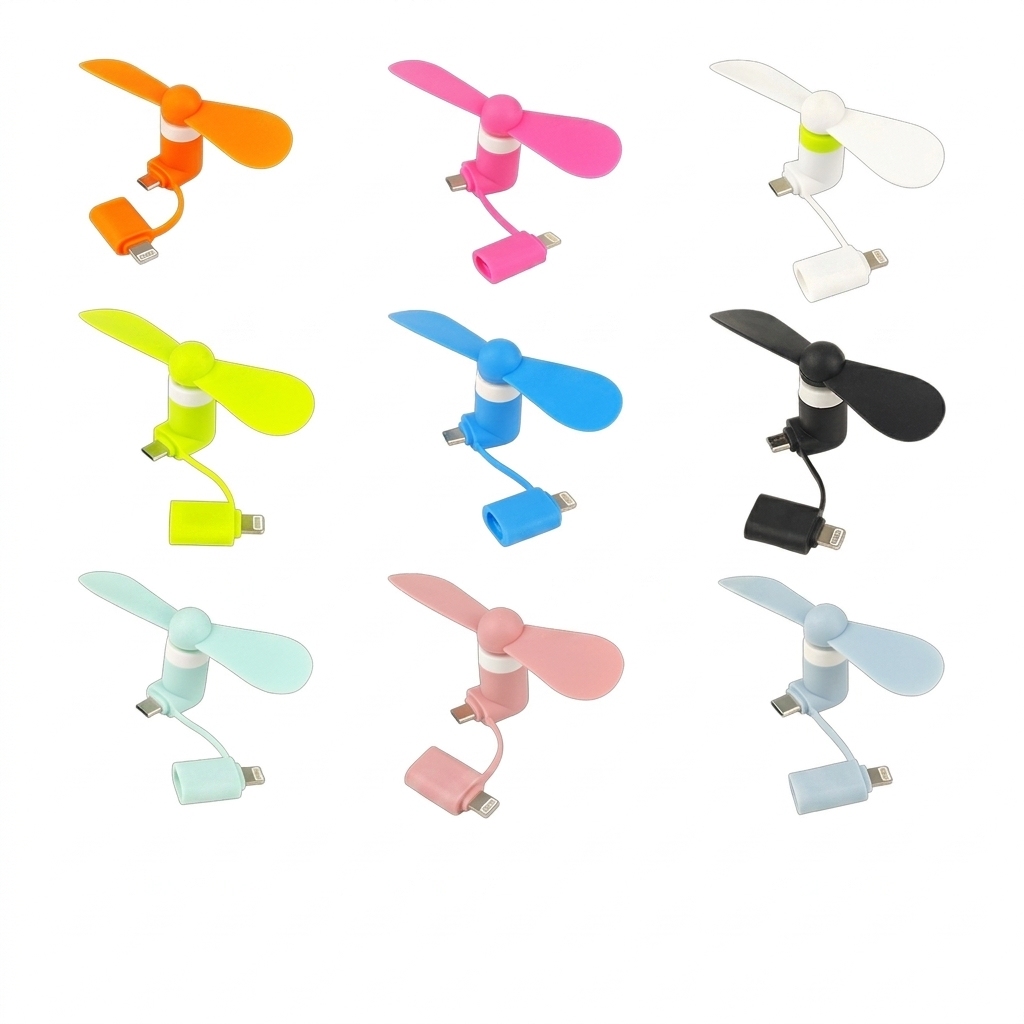 2-in-1 fan- for android v8 and lightning