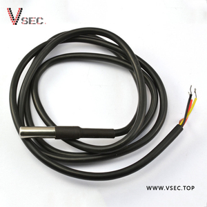 VSEC 1メートル長い完全防水温度センサー6 * 40mmマキシムArduino用DS18B20用 - Product Image 4