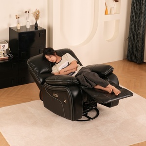 Распродажа, роскошный Повседневный раскладной диван с поворотом на 360 градусов и кожаной тканью, недорогой раскачивающийся массаж для гостиной - Product Image 6