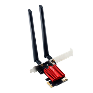 PCIEネットワークカード1200MBPSデュアルバンド使用ルーターデュアルバンド (2.4 GHz / 5 GHz) 高速イーサネット黒ワイヤレスアダプター - Product Image 2