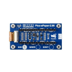 Modulo Display E-Ink E-Paper da 2.66 pollici per Raspberry Pi Pico 296*152 supporto schermo SPI nero/bianco personalizzato - Product Image 3