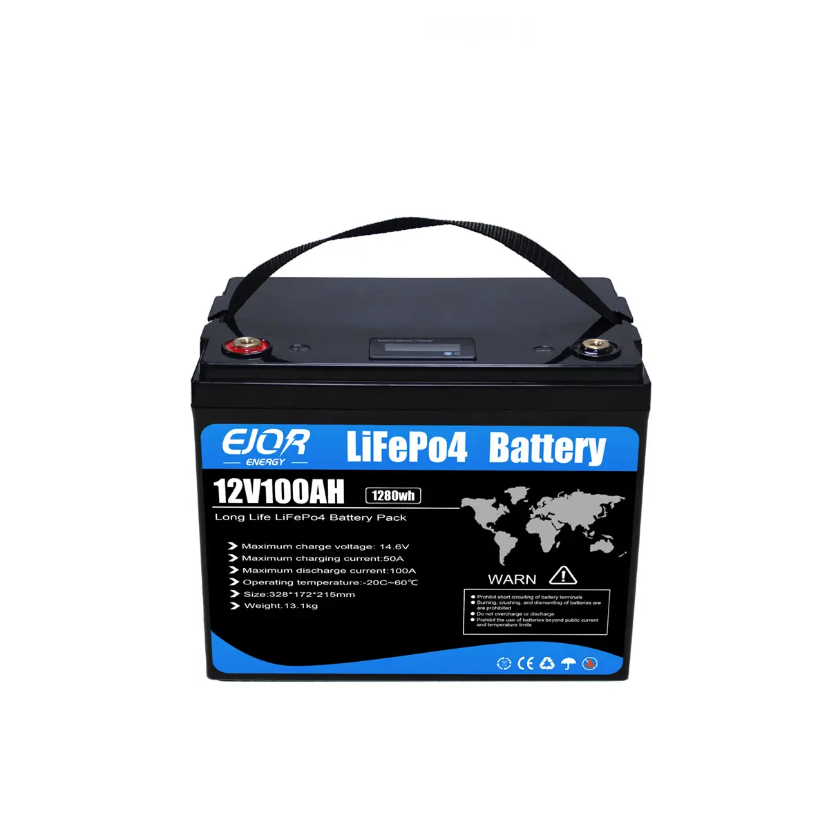 Großhandel 12v 100ah Lifepo4 Solar batterie Home Energie speicher Lithium batterie Zelle Lifepo4 100ah Batterie