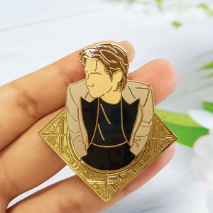 Hot Selling Custom Cute Simplicity Colorful Hard Enamel <strong>Pin</strong> Elegant Person Design Custom Lapel <strong>Pin</strong> - Product Image 3