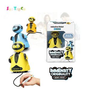 Magic Pen Automatic <strong>Follow</strong> Black Line Inductive Tracking Robot for Kids - Product Image 1