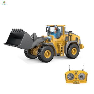 1:20 Scale Remote Alloy <strong>Model</strong> 9CH <strong>RC</strong> Dump Truck Hydraulic System 2.4GHz Lights Sound Mini Metal Mining Hobby Car Charging - Product Image 2