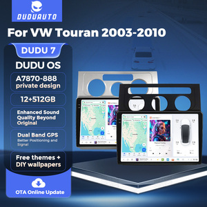 DUDUAUTO DUDU7 Android13 UIS7870 Wireless Car-Play Auto Radio for VW <strong>Touran</strong> 2003-2010 Multimedia Player <strong>Navi</strong> GPS 5G WiFi DSP - Product Image 2
