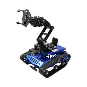 Hiwonder Tankbot traccia auto Robot caricato con braccio robotico per la programmazione STM32 - Product Image 1