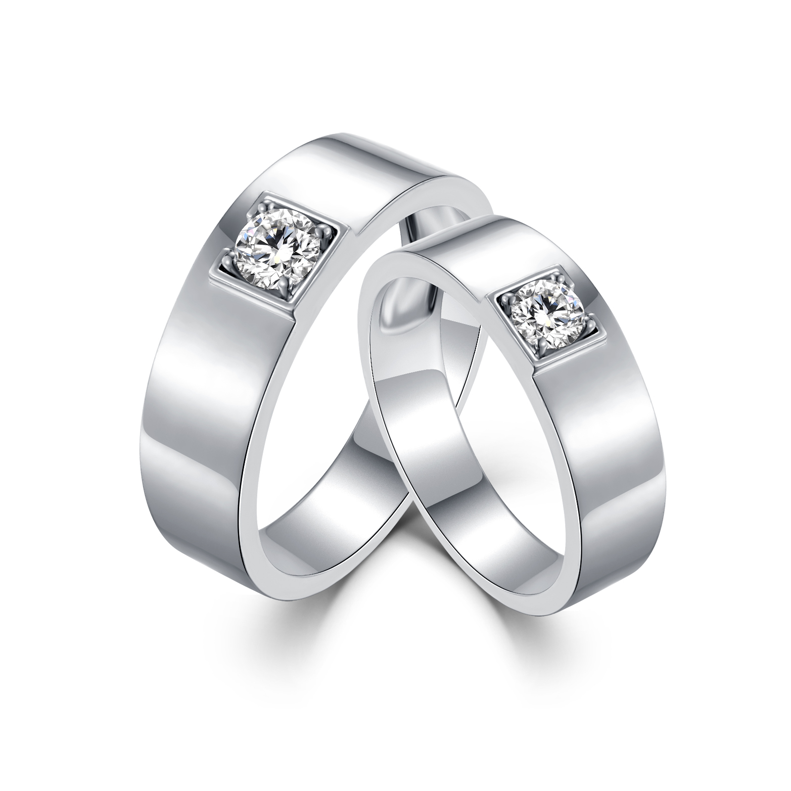 Or blanc 18K