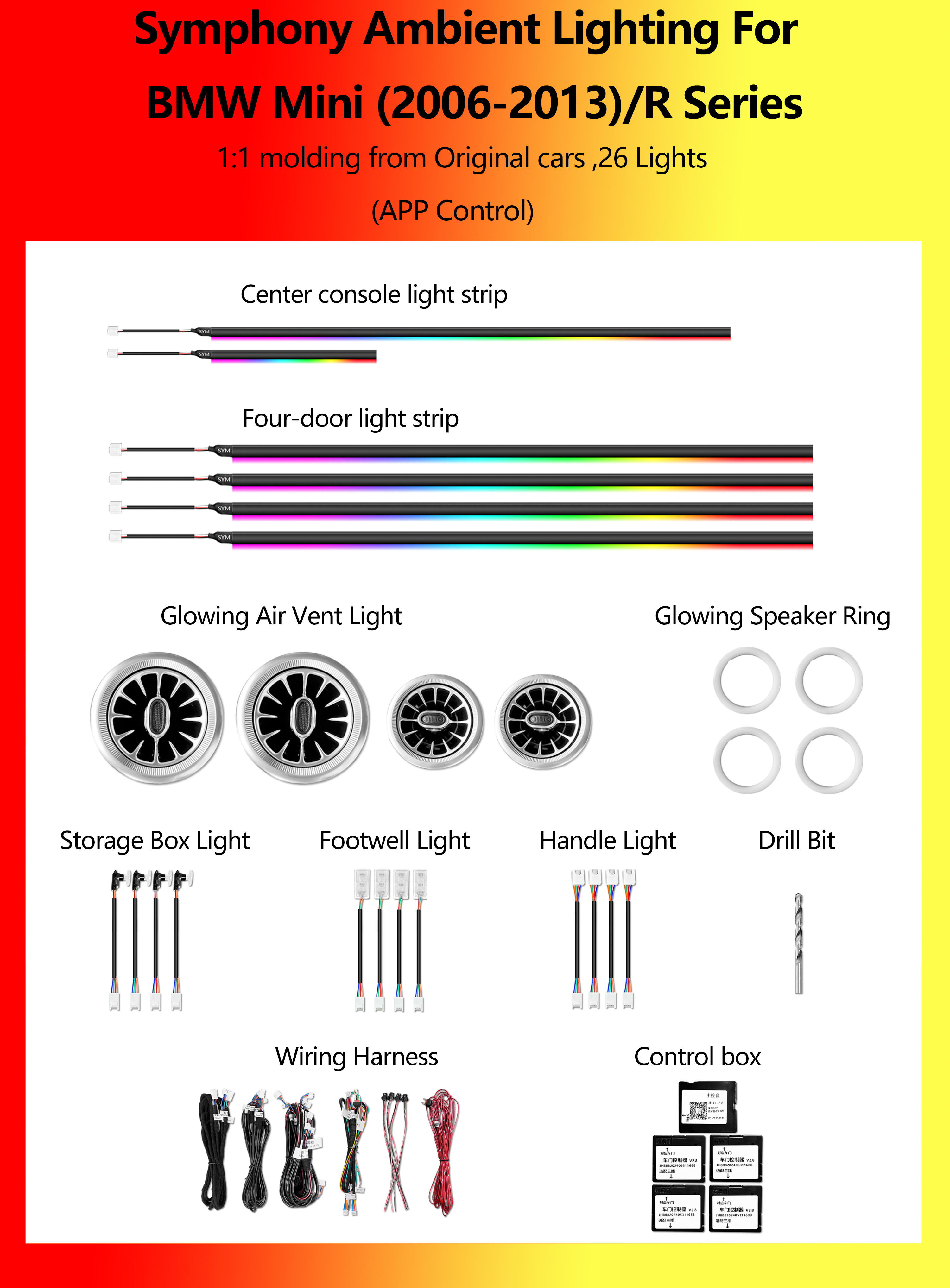 BMW Mini / Serie R Symphony 26 Luces