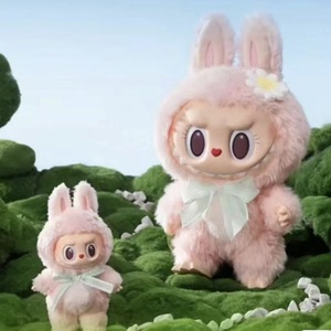Cute <strong>Queen</strong> Popmart Labubu <strong>Plush</strong> Toy Blind Box Exciting Macaron Have a Set Big Into Energy the Monster Mystery Box Keychains - Product Image 2