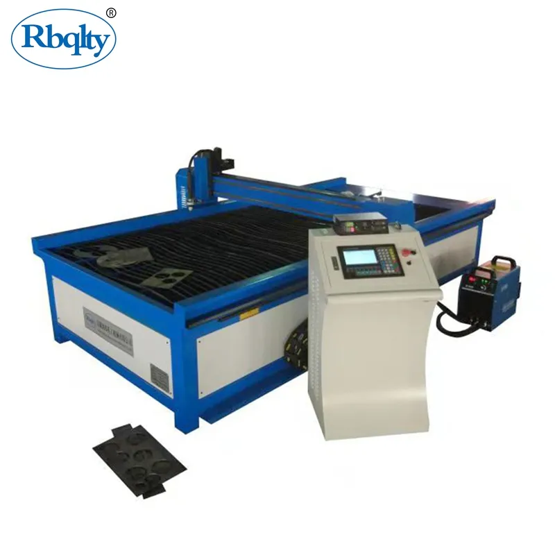 Rbqlty cnc fer acier plasma métal découpeuse cnc plasma cutter métal découpeuse