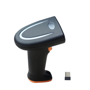 <span class=keywords><strong>USB</strong></span> 2.4G Wireless 3-em 1 Universal Barcode Scanner Handle com Laser QR Code Scanner Promoção Preço em estoque