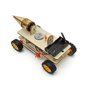科学実験玩具ロボットカーDIY小型玩具科学ギフトを教える6〜8歳の子供向けのシンプルで組み立てが簡単 - Product Image 2