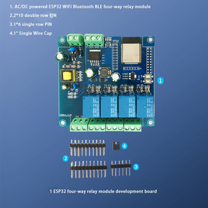 ESP8266 modulo Wireless relè WIFI modulo relè a canale singolo modulo ESP 12F scheda di sviluppo per IOT Smart Home DC5V-30V - Product Image 3