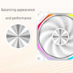 COOLMOON Gaming Computer PC Case Argb Fans <strong>Kit</strong> 120mm Argb Pwm Infinity Mirror Fan Wireless Splicing Silent Computer Cooling Fan - Product Image 5