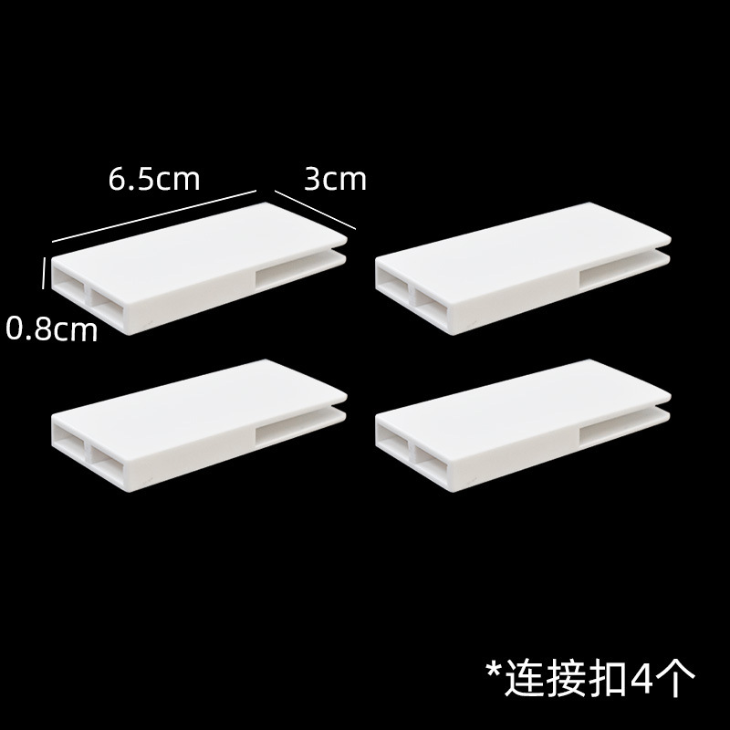 Accesorios: Paquete de 4 sujetadores (adecuados para particiones de 7 cm de altura)