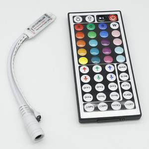 Мини RGB Светодиодные полосы света 44 ключа ИК пульт дистанционного управления беспроводной инфракрасный диммер Светодиодный контроллер DC12/24 В RGB контроллер - Product Image 2